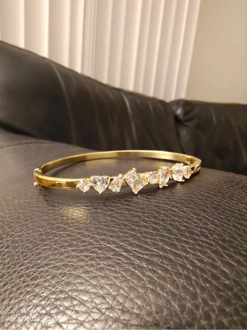 NWOT bundles of Adornia Bamboo Textured Cuff Bracelet & Nordstrom Cubic Zirconia - Picture 4 of 5